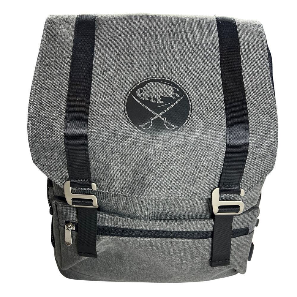 Oniva NHL Buffalo Sabres On The Go Traverse Cooler Backpack NEW Heathered Gray